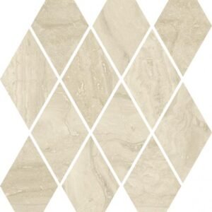 Mozaika Silence Beige Romb Pillow matēta 20,6 × 23,7 #S
