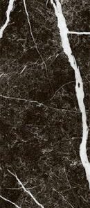 Sienas dekors Arctic Storm Nero Heksalong Polysk 6,5 × 29,8 #S