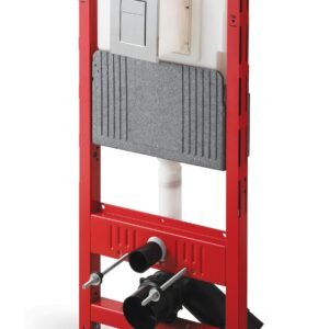 Iebūvējamais rāmis podam VENTO 4 in1 ar hromētu pneimatisku taustiņu 500X165mm, h=1125 mm