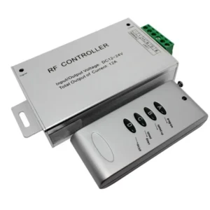 RGB LED lentes radio kontrolieris ar tālvadības pulti 12V-24V 8A