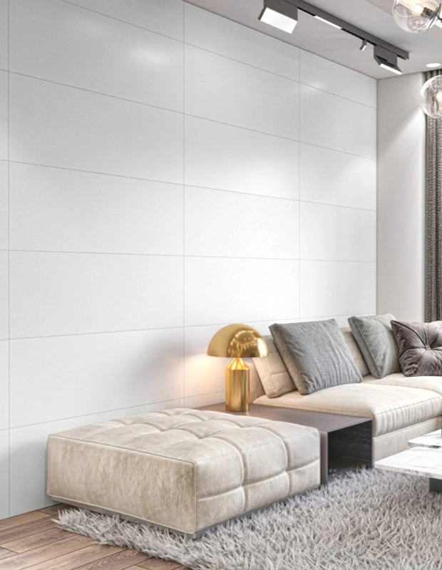 Matētas flīzes ALATRI SNOW LINER, 40x120 cm, DE 50-629 / 40 x 120 cm / Matēts / Akmens masa (keramogranīts) / R9
