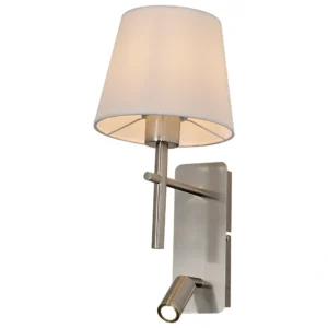 Sienas LED gaismeklis LUNA, excl. E27, max 40W, 2.5W integrēts gaismeklis, 3000K