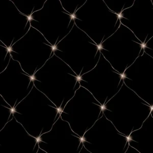 Ziemassvētku virtene - tīkls 58W, silti balts, 1.5 × 1.5m, IP44, 96LEDs