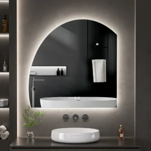 LED spogulis ar apsildes funkciju TAGLIATTA, 90 × 90 cm, 2700-6500K, 75W, 3872Lm, IP44