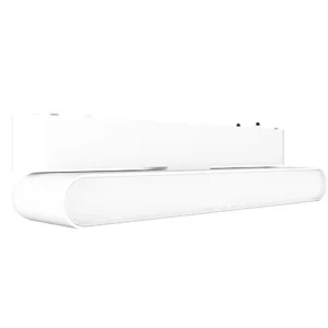 SLIM Magnētiskais sliežu gaismeklis 3000K, 12W, FOLDABLE FLOOD LIGHT 48V