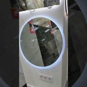 Spogulis ar LED apgaismojumu Ø 80 cm, 36W, 3CCT