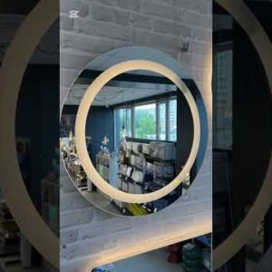 Spogulis ar LED apgaismojumu Ø 60 cm, 24W, 3CCT