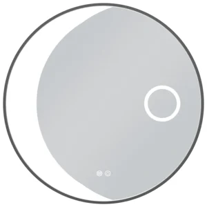 LED spogulis ar apsildes funkciju LUNARIA, Ø 80 cm, 2700-6500K, 52W, 3025Lm, IP44