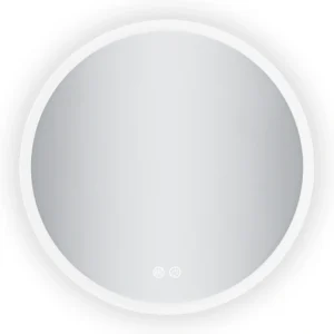 LED spogulis ar apsildes funkciju ETERNA, Ø 80 cm, 2700-6500K, 18W, 1980Lm, IP44
