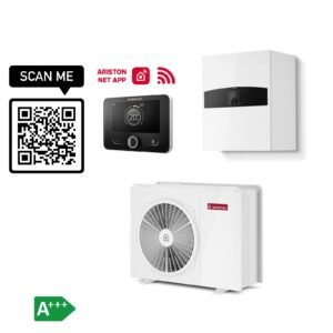 Siltumsūknis Ariston NIMBUS PLUS 80 S NET R32, Gaiss-ūdens, ar Wi-Fi, 11.74 kW